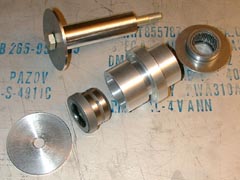 The major parts of the prototype saw-blade hub